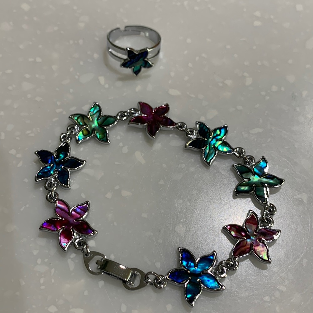 Bracelet and ring set